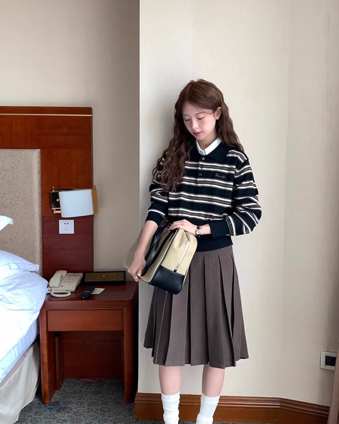 Yellow Check Shirt  WH0006