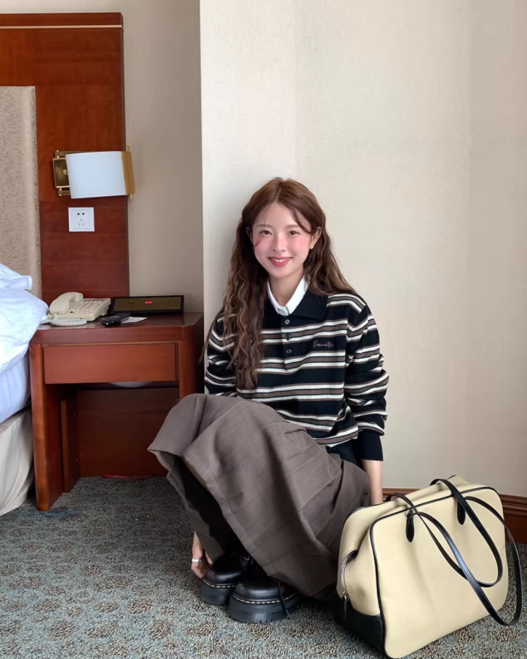 Yellow Check Shirt  WH0006