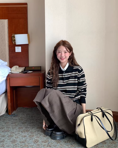 Yellow Check Shirt  WH0006