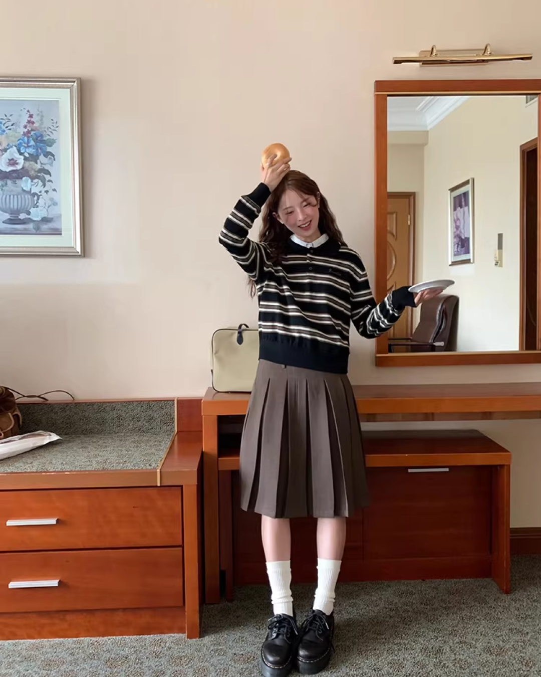 Yellow Check Shirt  WH0006