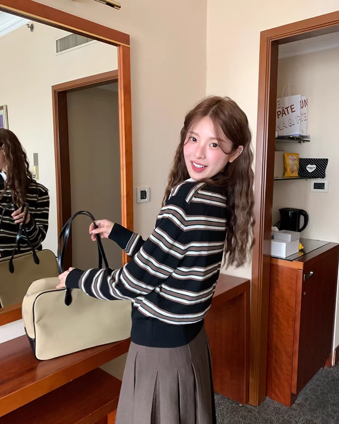 Yellow Check Shirt  WH0006