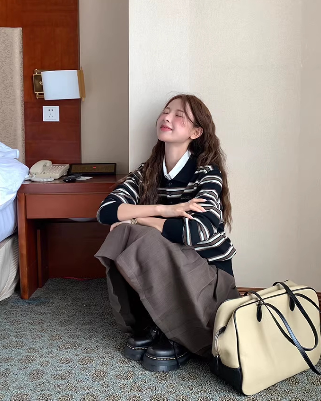 Yellow Check Shirt  WH0006