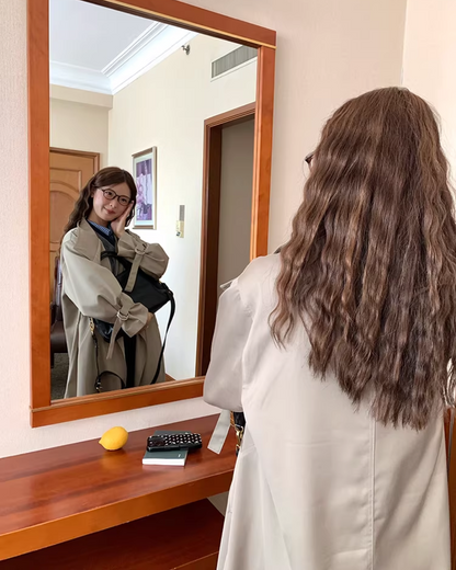 Stand Collar Long Trench Coat  WH0009