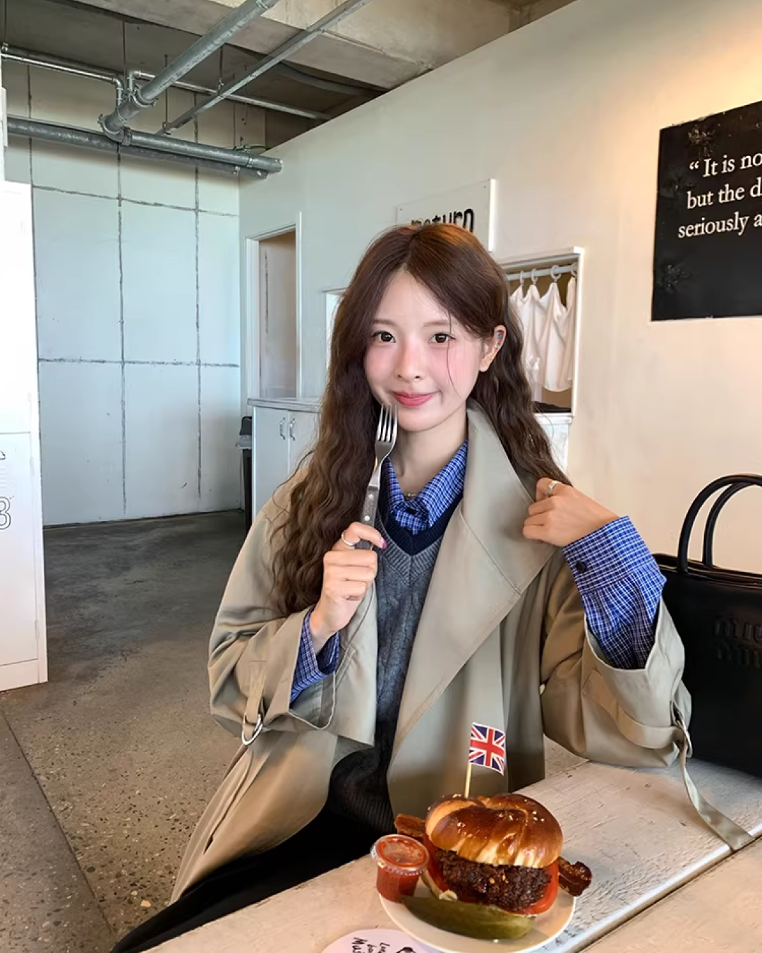 Stand Collar Long Trench Coat  WH0009