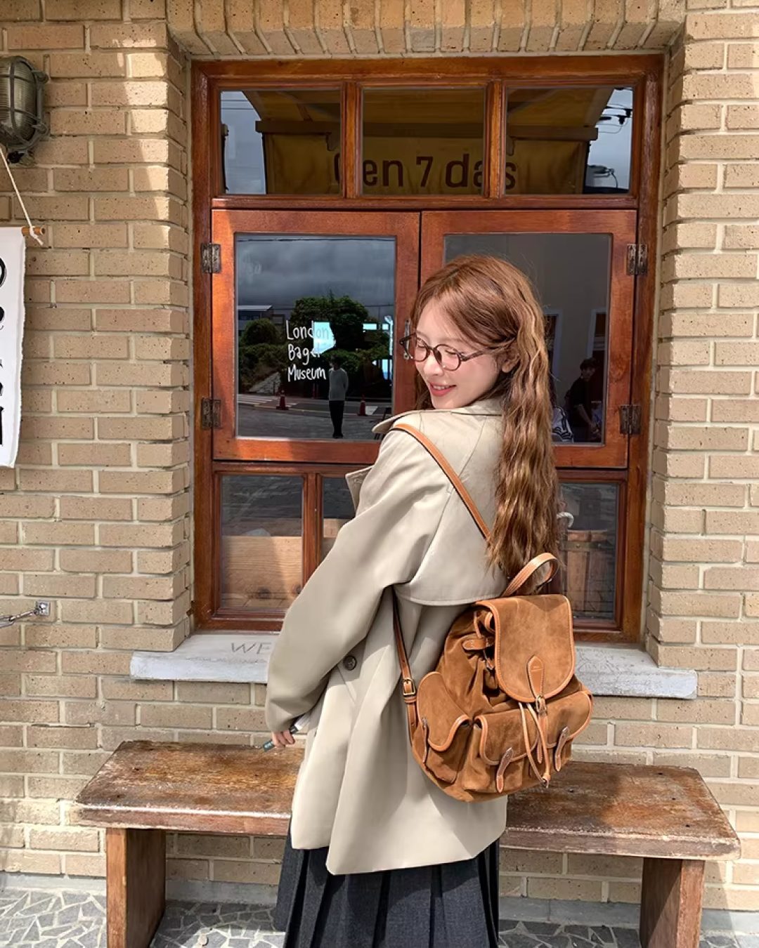 2way Double-breasted  Trench Coat  WH0010