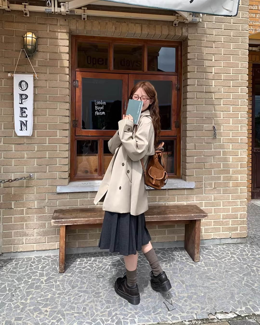 2way Double-breasted  Trench Coat  WH0010