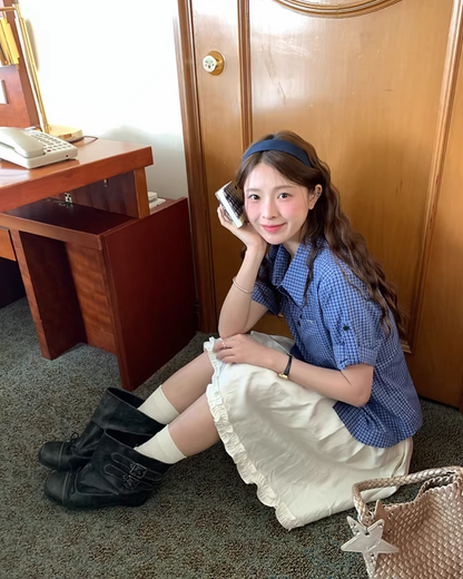 Billiance White Midi Skirt WH0014