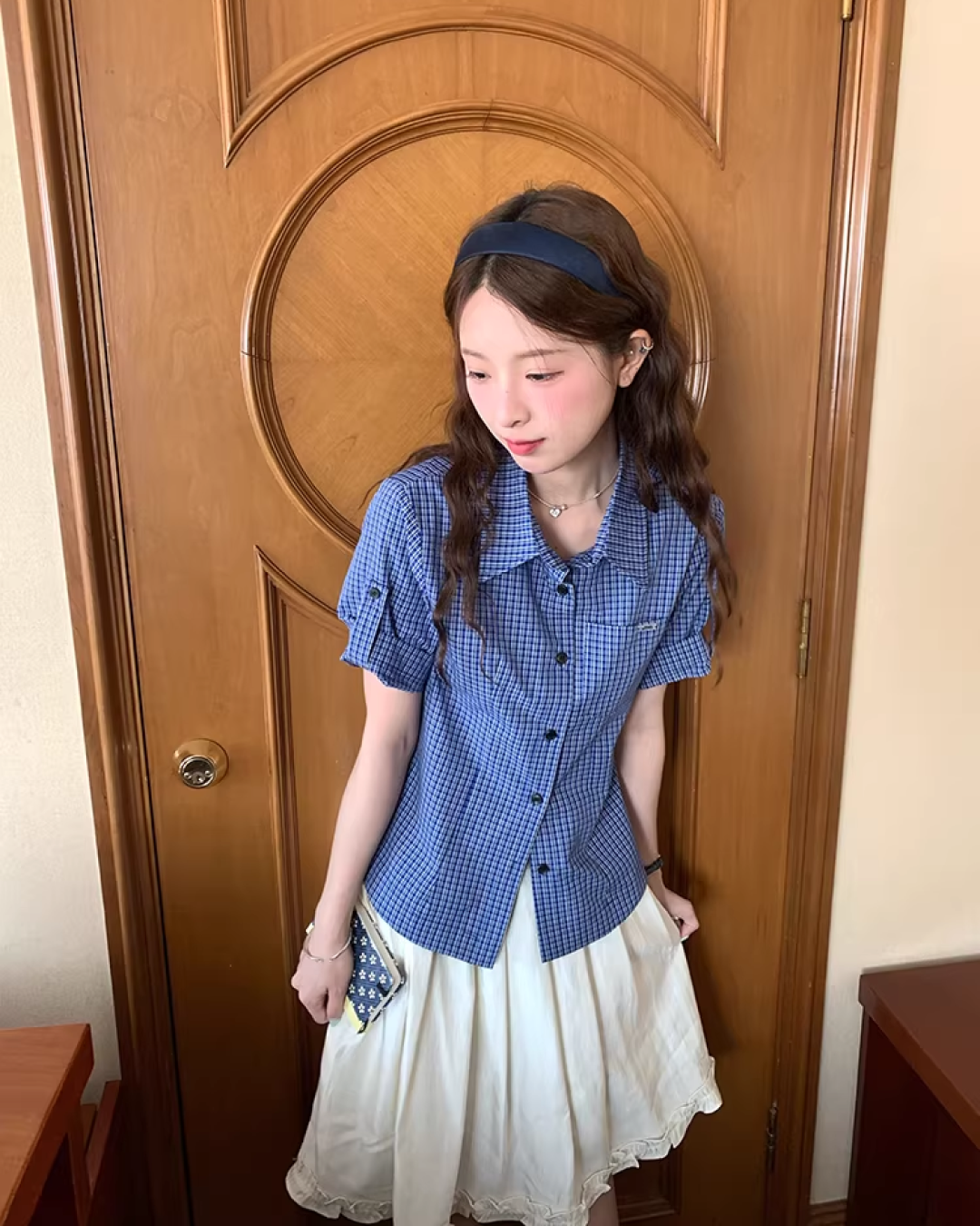 Billiance White Midi Skirt WH0014