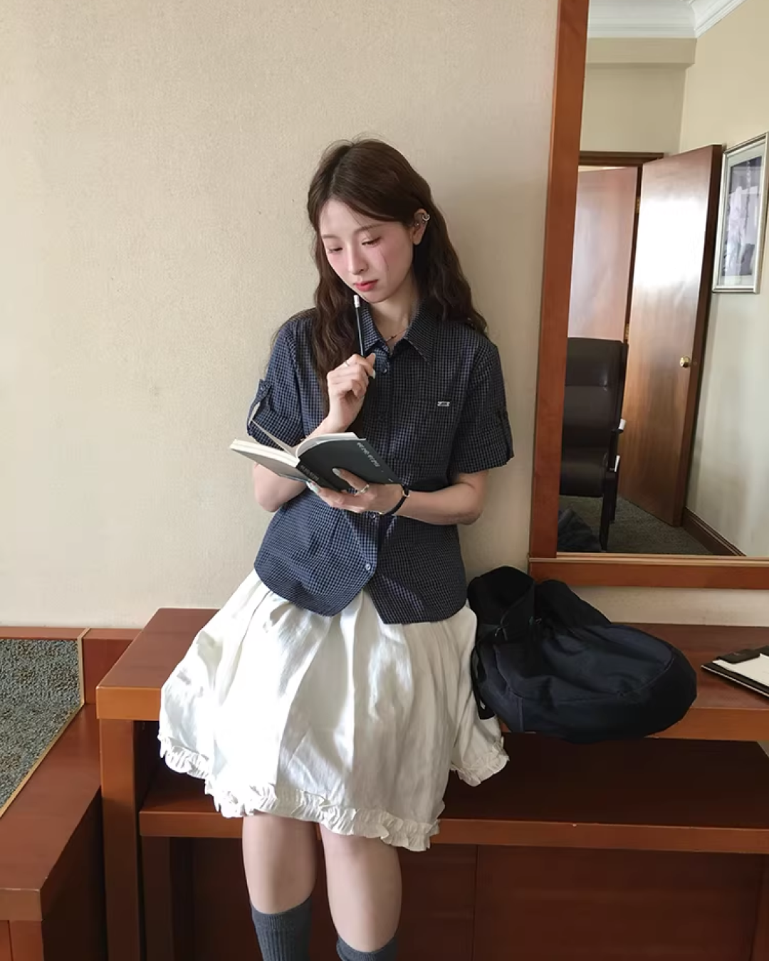 Checkered Half Sleeve Shirt WH0015