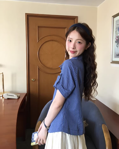 Checkered Half Sleeve Shirt WH0015